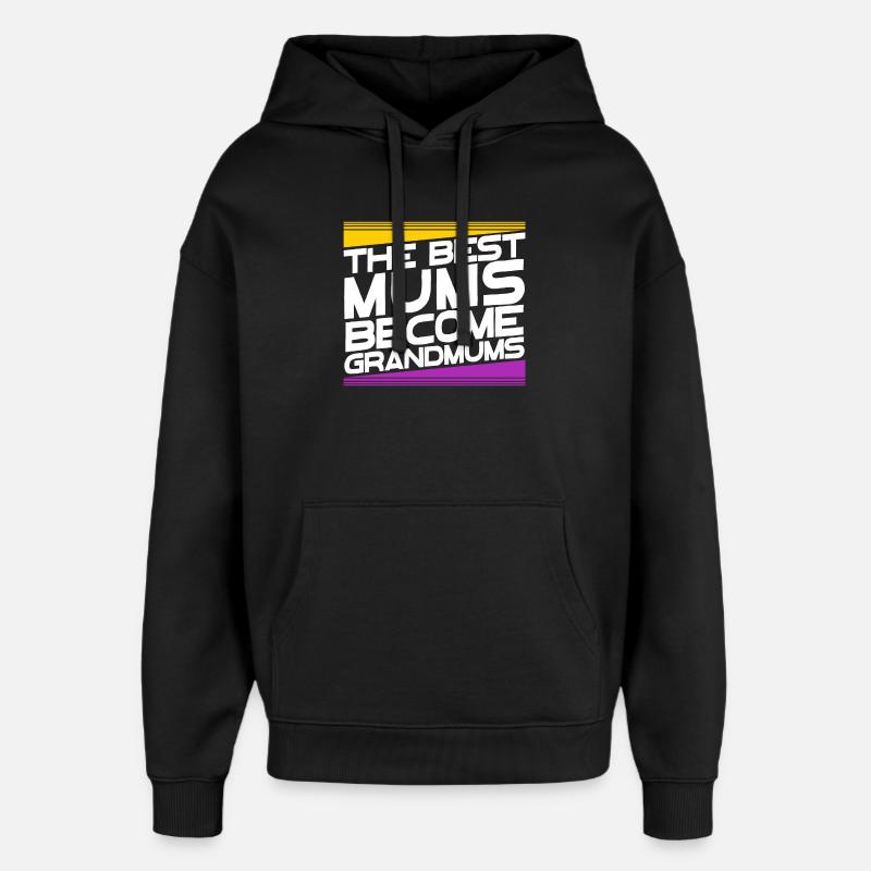 Oma Glückwunsch Großmutter Großmama Statement - Oversized Unisex Hoodie von Stanley/Stella - Schwarz