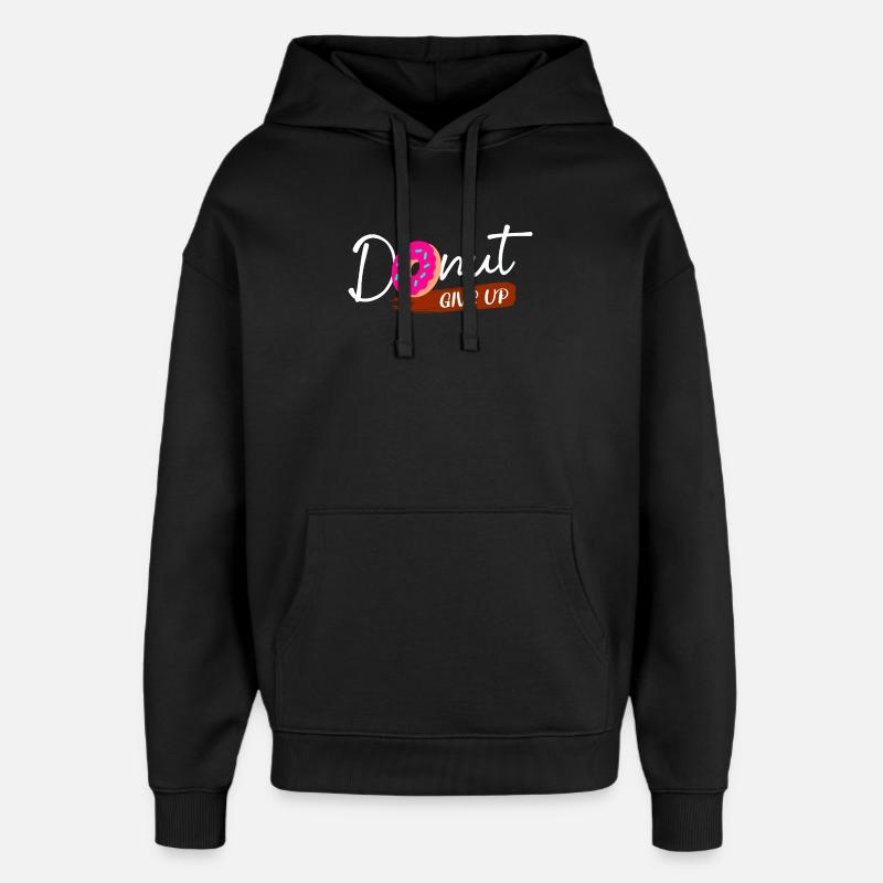 Bonbons Déclaration Donut Snacking Cuisson - Sweat à capuche unisexe Stanley/Stella Oversized - noir