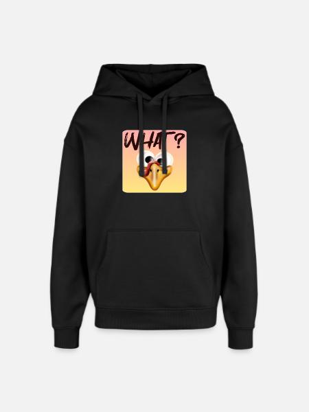 Turkey What - Oversized Unisex Hoodie by Stanley/Stella - black