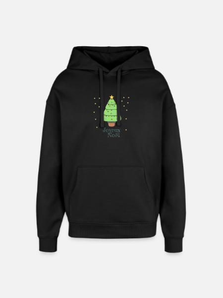 Joyeux Noël - Sweat à capuche unisexe Stanley/Stella Oversized - noir
