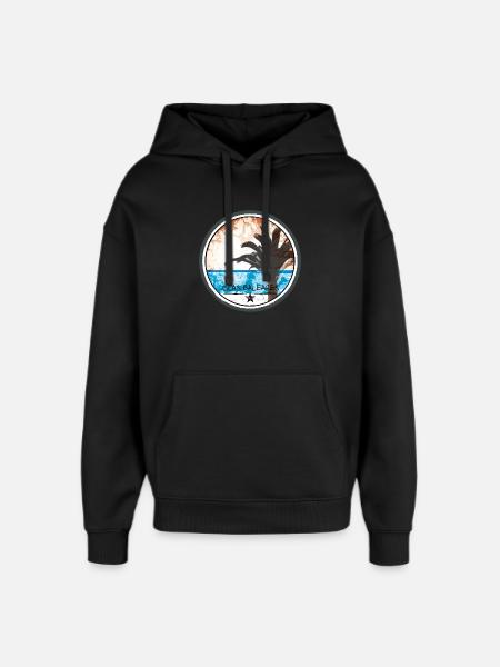 Islas Baleares - Oversized Unisex Hoodie by Stanley/Stella - black