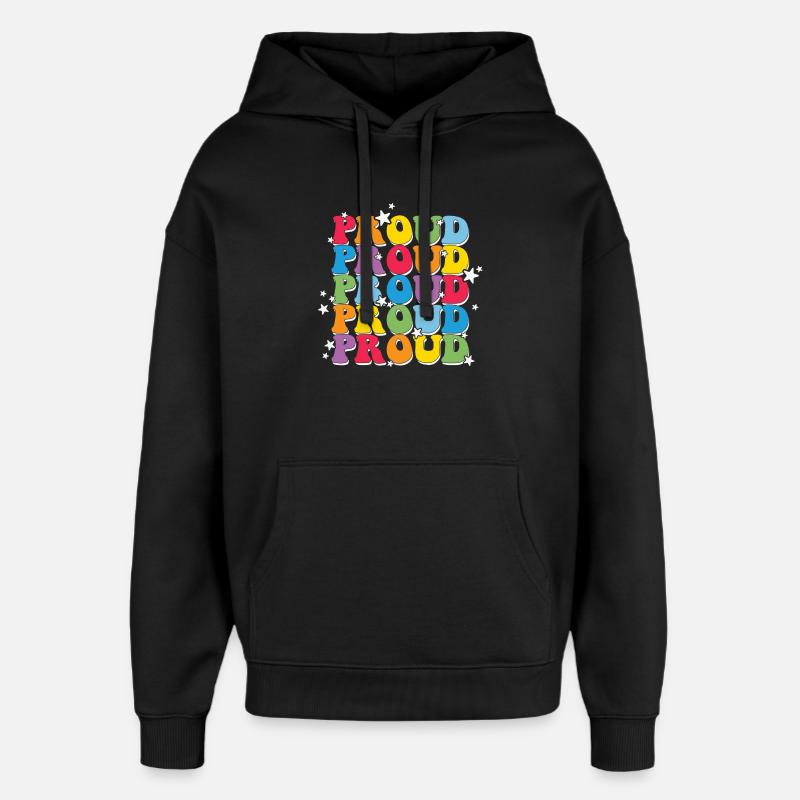 LGBT, Regenbogen, Pride-Monat - Oversized Unisex Hoodie von Stanley/Stella - Schwarz