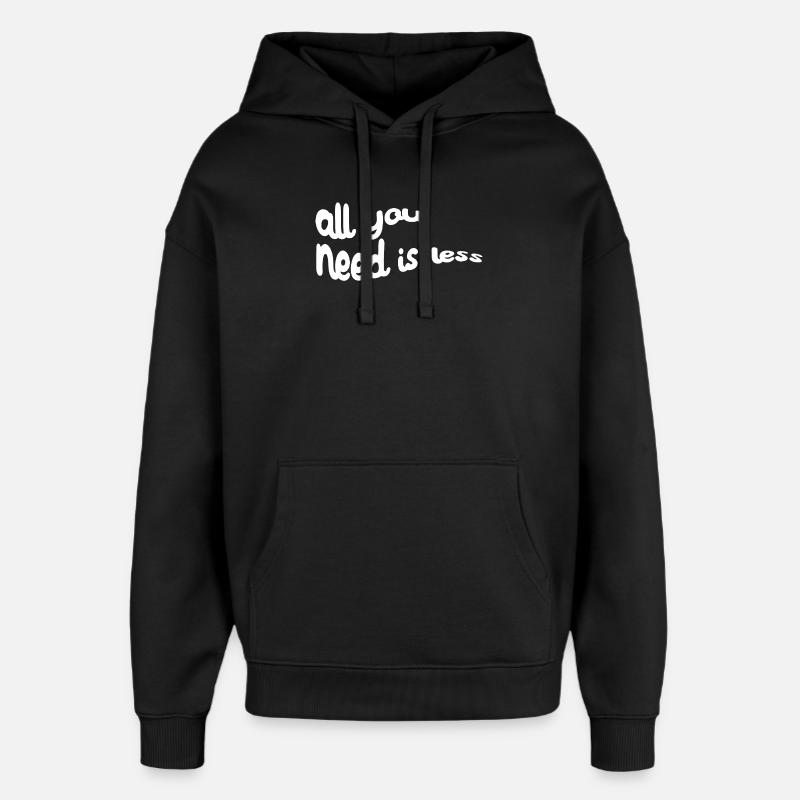 Umweltschützer Umweltschutz Umwelt Erde Statement - Oversized Unisex Hoodie von Stanley/Stella - Schwarz