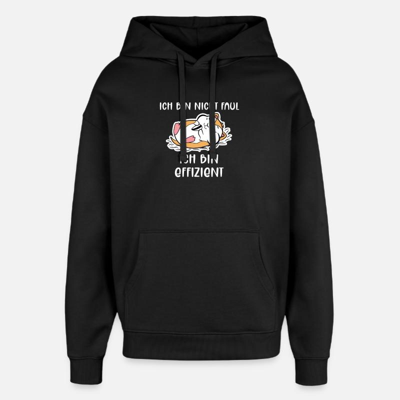 Haustiere Hamster Lieblingstier Statement Heimtier - Oversized Unisex Hoodie von Stanley/Stella - Schwarz