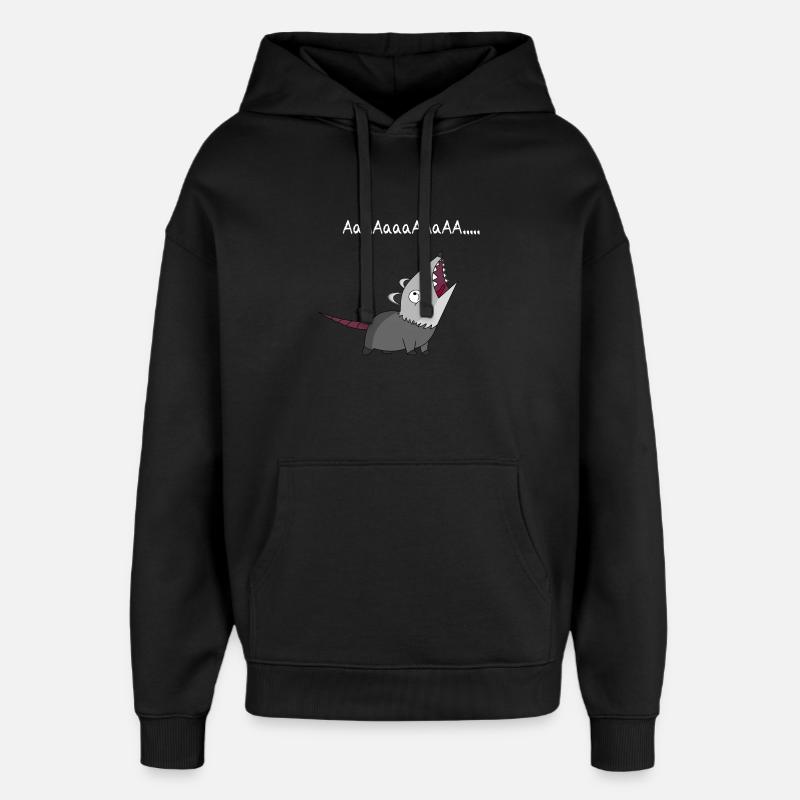 Opossum - Oversized Unisex Hoodie von Stanley/Stella - Schwarz