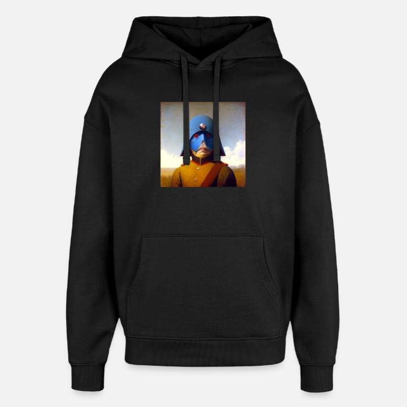 Surreal 10 - Oversized Unisex Hoodie von Stanley/Stella - Schwarz