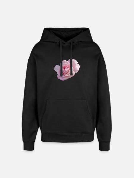 Rose Pink - Oversized Unisex Hoodie von Stanley/Stella - Schwarz