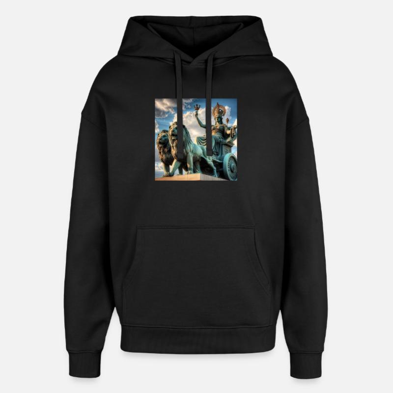 Göttin Kybele - Oversized Unisex Hoodie von Stanley/Stella - Schwarz