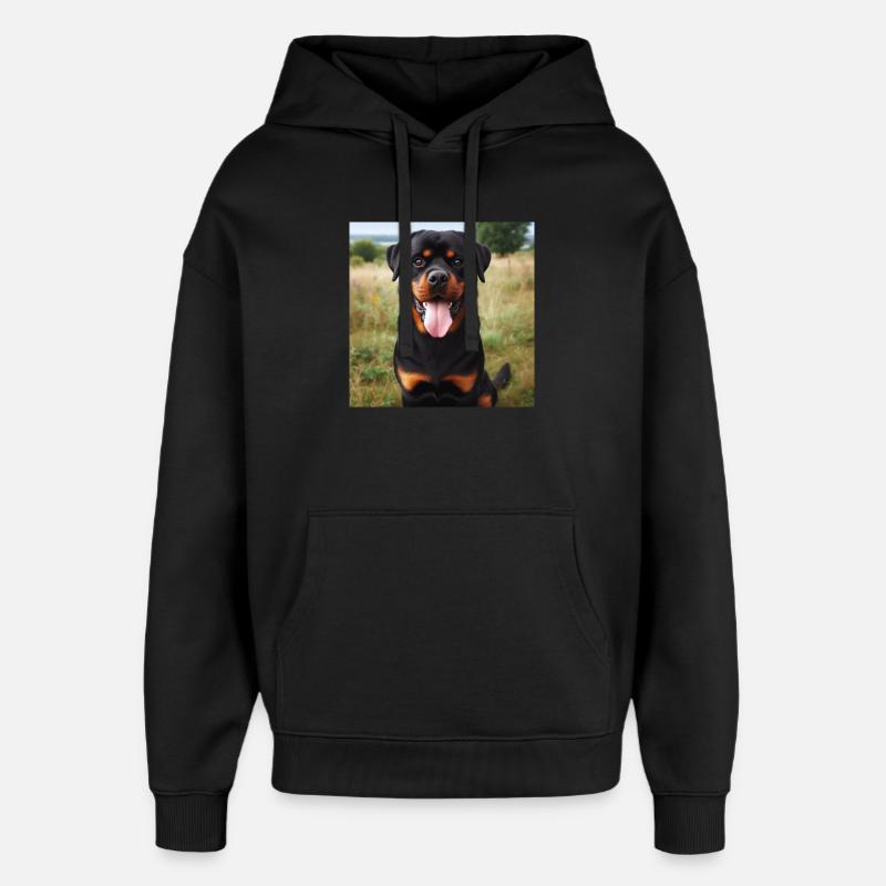 Rottweiler - Sweat à capuche unisexe Stanley/Stella Oversized - noir