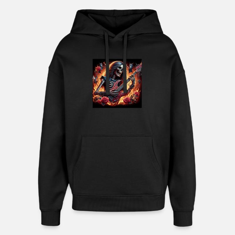 Métalleux après la mort - Sweat à capuche unisexe Stanley/Stella Oversized - noir