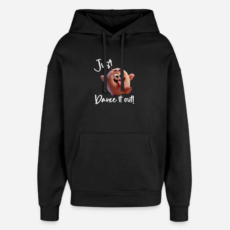 Tanzen Sie es einfach aus! - Oversized Unisex Hoodie von Stanley/Stella - Schwarz