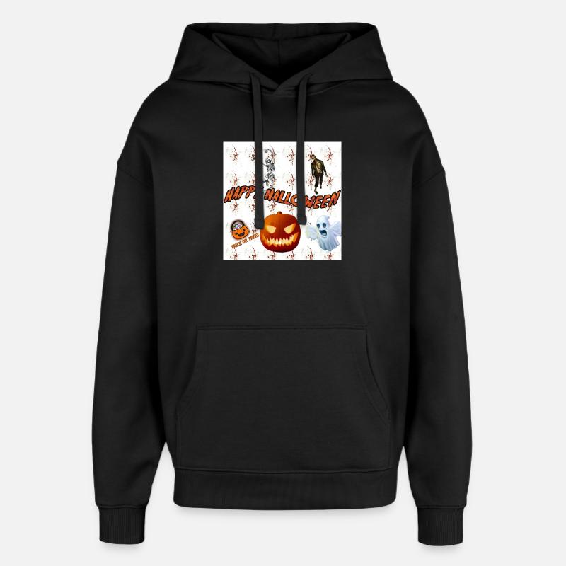Frohes Halloween Version 3 - Oversized Unisex Hoodie von Stanley/Stella - Schwarz