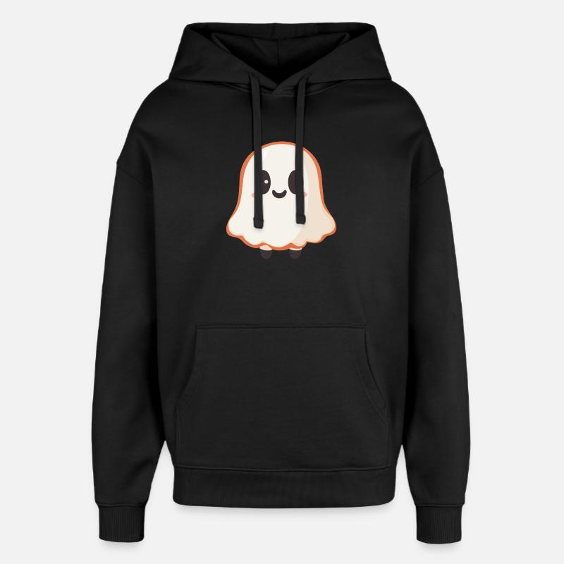 Fantôme mignon - Sweat à capuche unisexe Stanley/Stella Oversized - noir