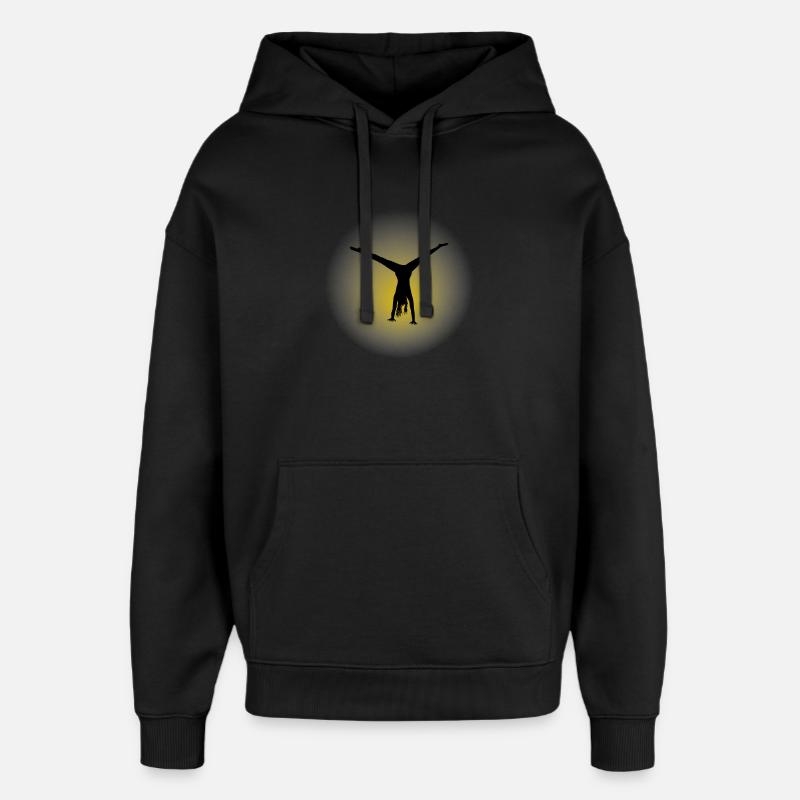 Silhouette 4 - Oversized Unisex Hoodie von Stanley/Stella - Schwarz