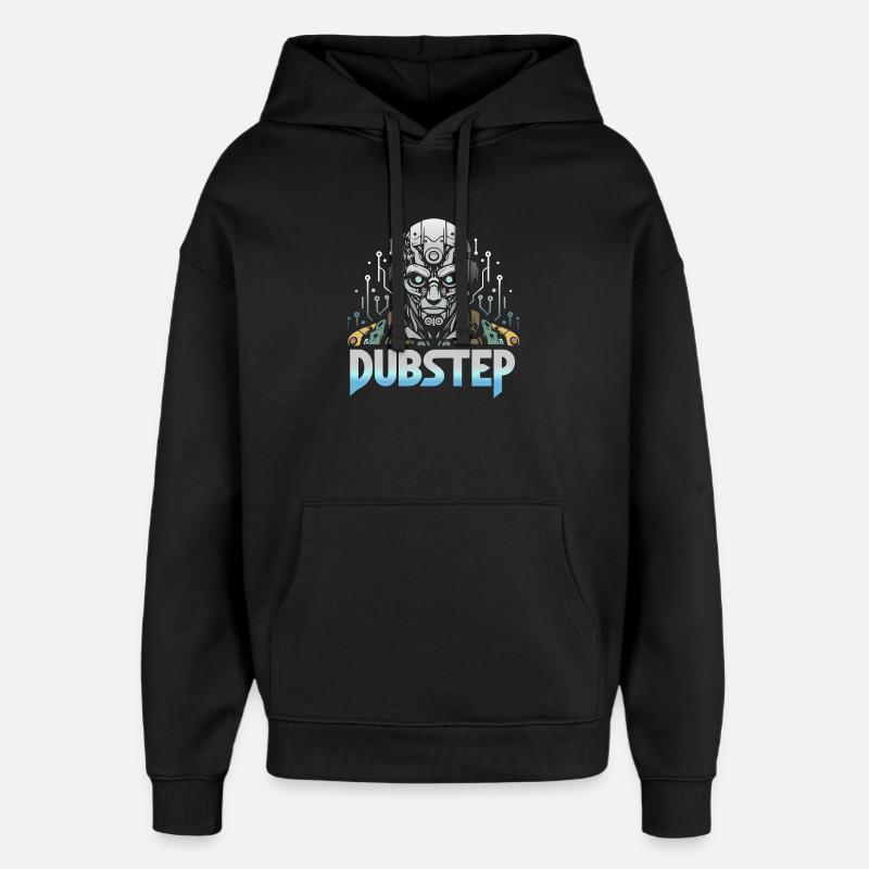 Dubstep Cyborg - Oversized Unisex Hoodie von Stanley/Stella - Schwarz