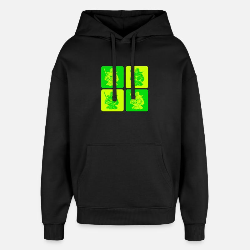 Pop Art Kendo Samurai - Oversized Unisex Hoodie von Stanley/Stella - Schwarz