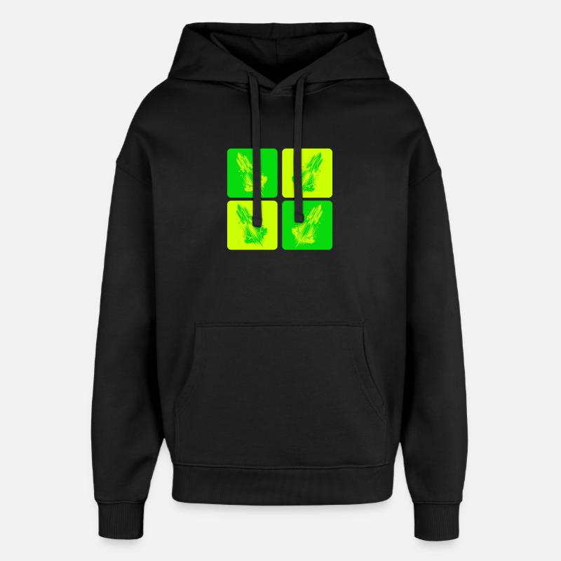 Raumfahrt Weltall Design - Oversized Unisex Hoodie von Stanley/Stella - Schwarz