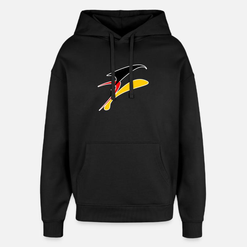 DL9 - Sweat à capuche unisexe Stanley/Stella Oversized - noir