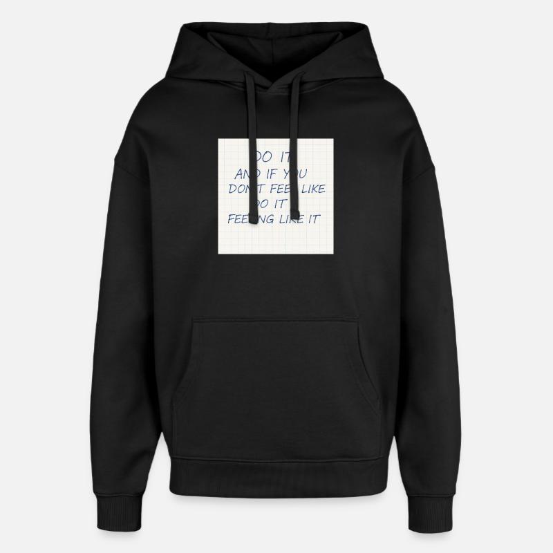 13Machen Sie es - Oversized Unisex Hoodie von Stanley/Stella - Schwarz