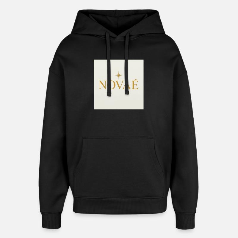 Novaé - Sweat à capuche unisexe Stanley/Stella Oversized - noir