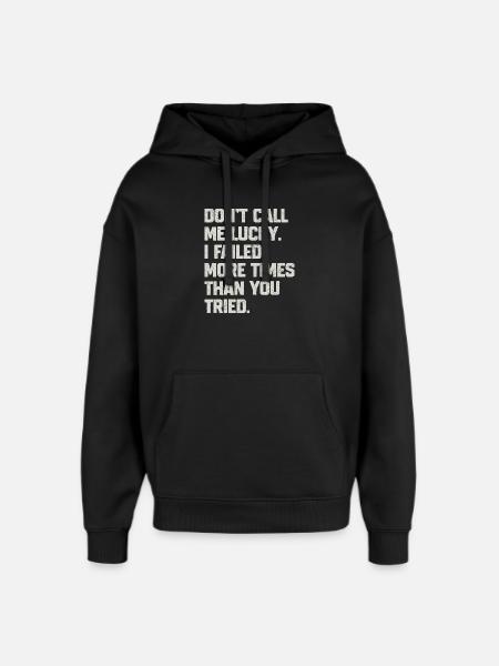 Citation Motivation Résistante - Sweat à capuche unisexe Stanley/Stella Oversized - noir