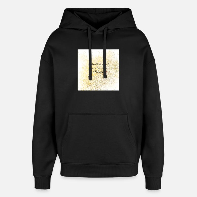 Vous êtes un aimant ! - Sweat à capuche unisexe Stanley/Stella Oversized - noir