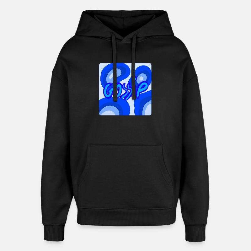 Getratsche - Oversized Unisex Hoodie von Stanley/Stella - Schwarz