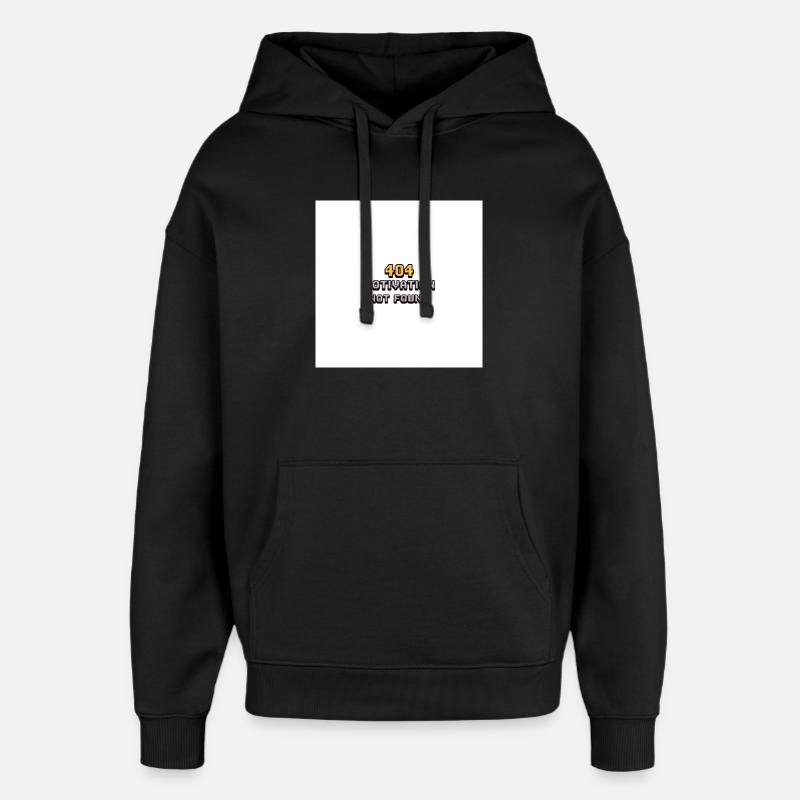 404 Motivation Not found  - Oversized Unisex Hoodie von Stanley/Stella - Schwarz