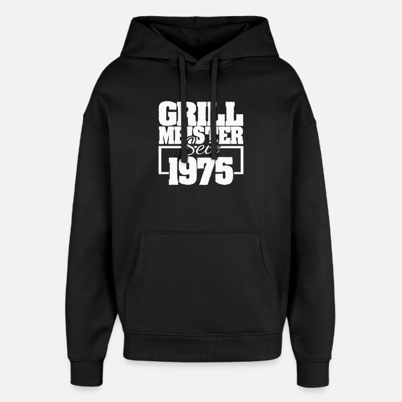 Pince à gril 1 - Sweat à capuche unisexe Stanley/Stella Oversized - noir