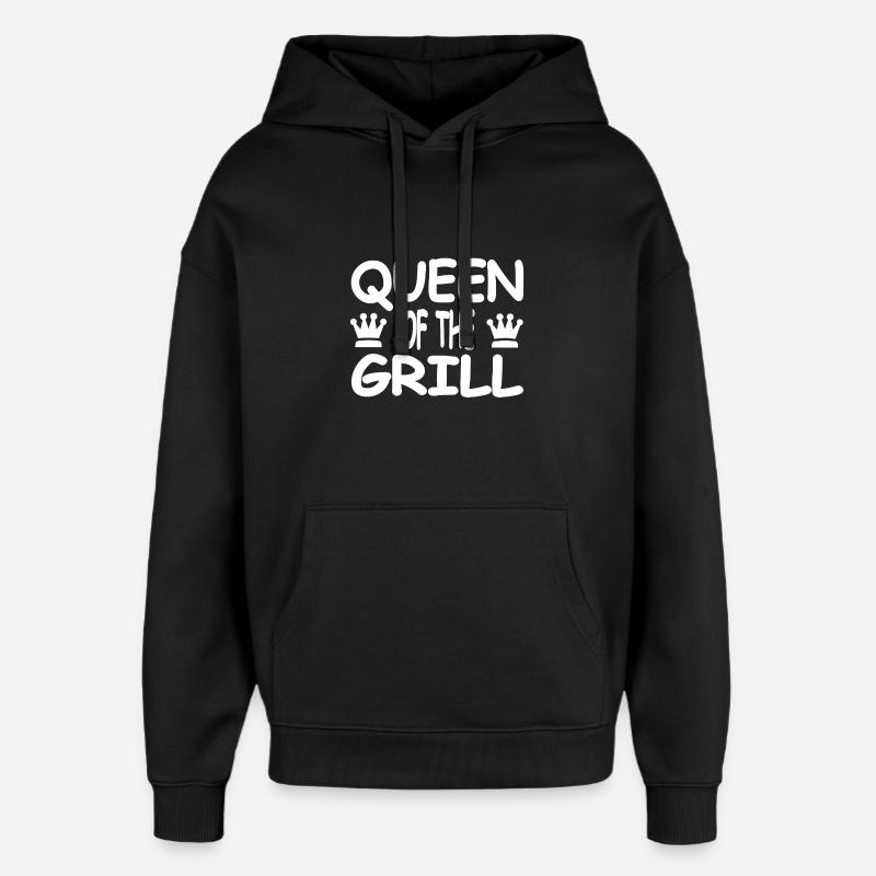 Griller - Sweat à capuche unisexe Stanley/Stella Oversized - noir