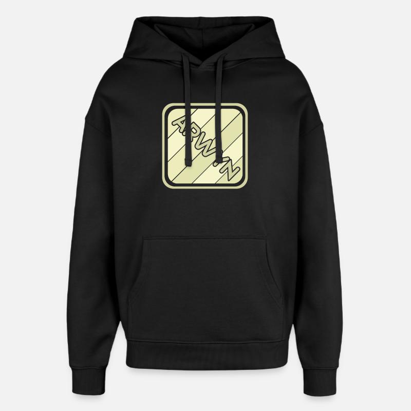 Nom de la fille Arwyn - Sweat à capuche unisexe Stanley/Stella Oversized - noir