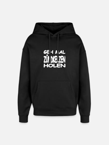 Zündkerzen - Oversized Unisex Hoodie von Stanley/Stella - Schwarz
