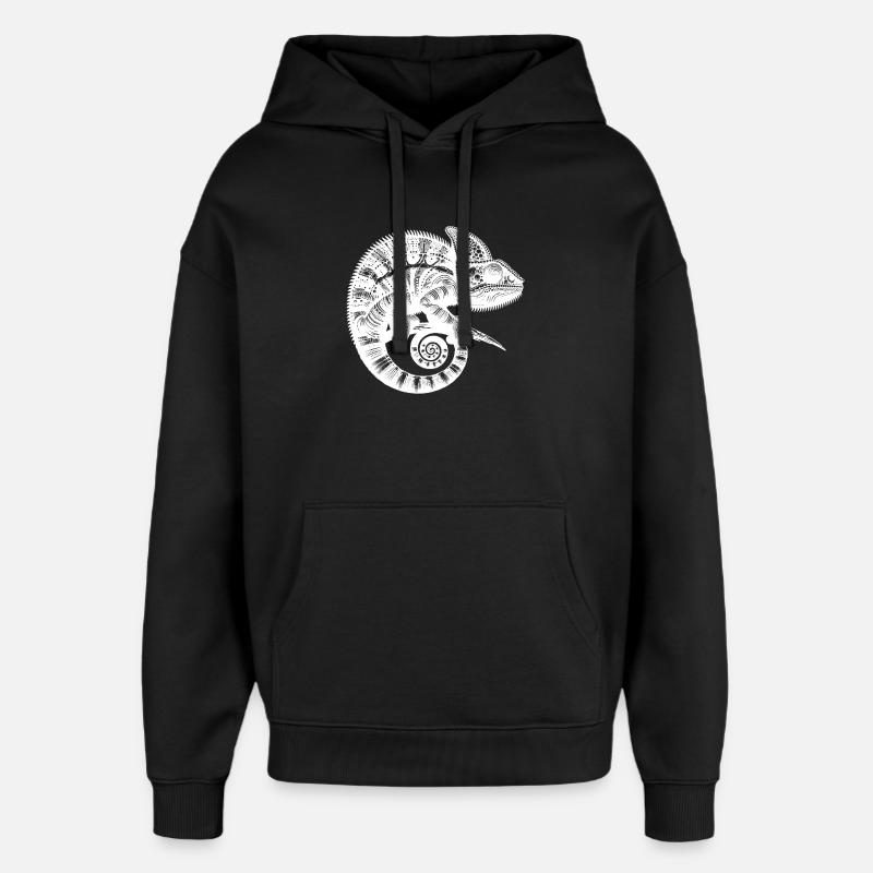 Ami tropical au style - Sweat à capuche unisexe Stanley/Stella Oversized - noir