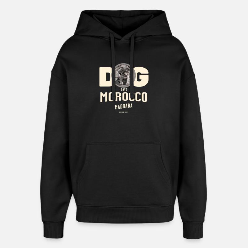 Dog Days Morocco Madraba - Oversized Unisex Hoodie von Stanley/Stella - Schwarz