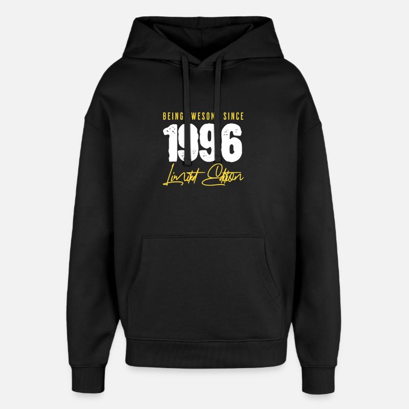 30e anniversaire 1996 - Sweat à capuche unisexe Stanley/Stella Oversized - noir