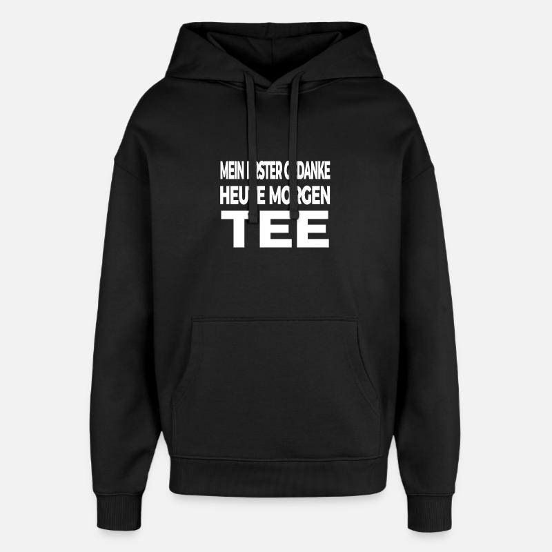 Tee - Oversized Unisex Hoodie von Stanley/Stella - Schwarz