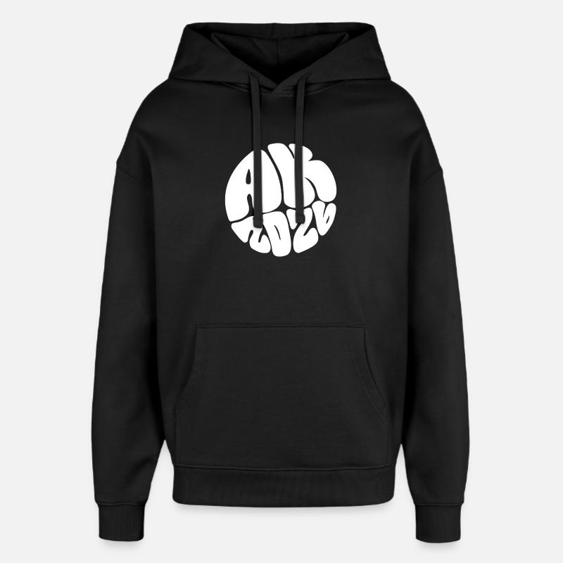 Ape Mind Bubble Art - Oversized Unisex Hoodie von Stanley/Stella - Schwarz