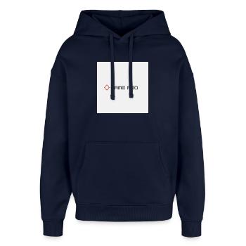 Game Pro Crosshair Logo - Oversized Unisex Hoodie von Stanley/Stella - Navy - Vorne - AI Model Female 172 light (172cm) & AI Model Male 185 light (185cm)