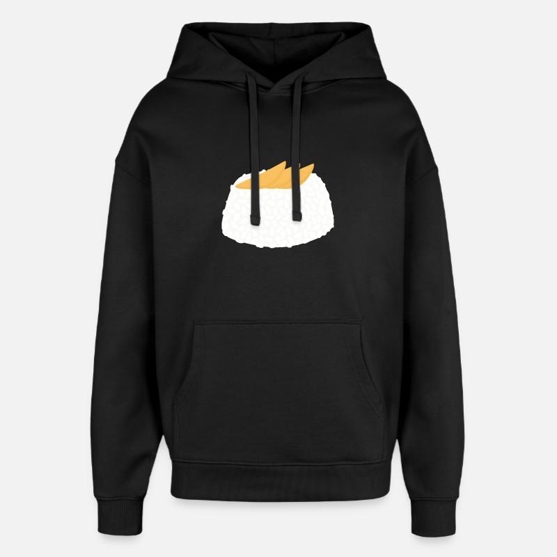 Mango-Klebreis - Oversized Unisex Hoodie von Stanley/Stella - Schwarz