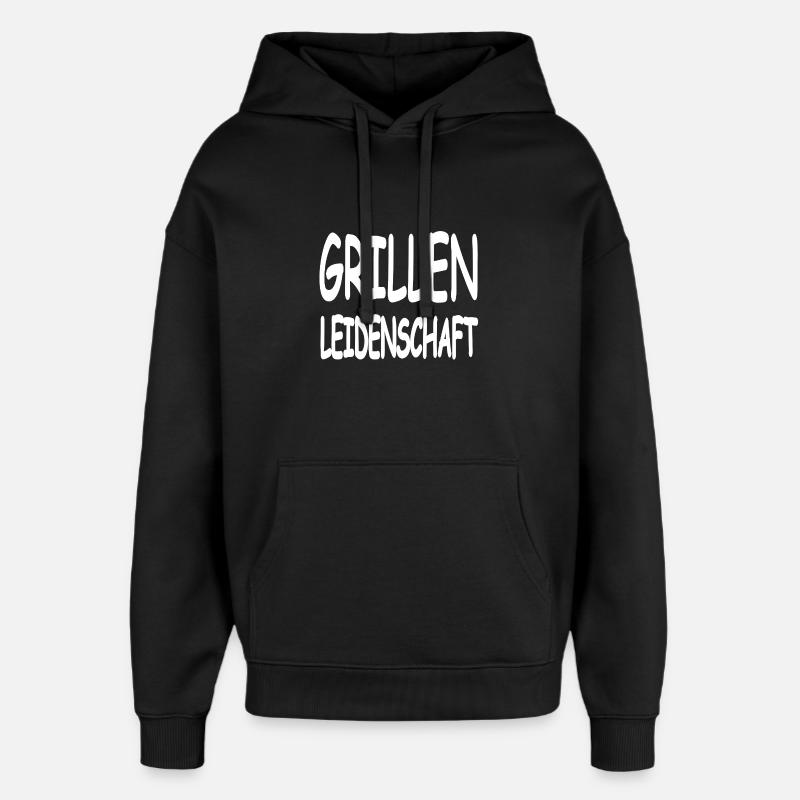 Griller - Sweat à capuche unisexe Stanley/Stella Oversized - noir