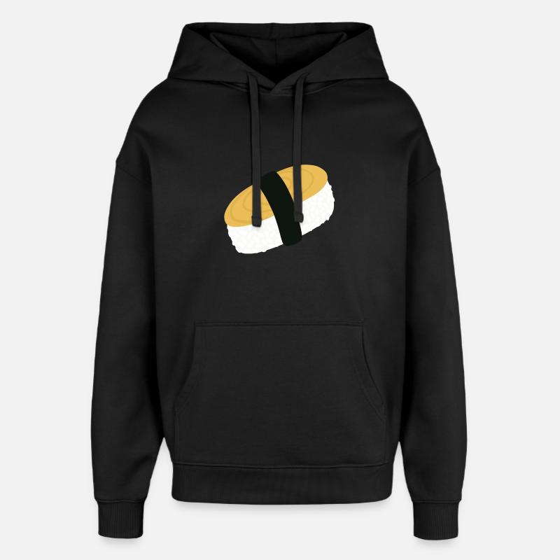 Tamagoyaki Nigiri - Sweat à capuche unisexe Stanley/Stella Oversized - noir