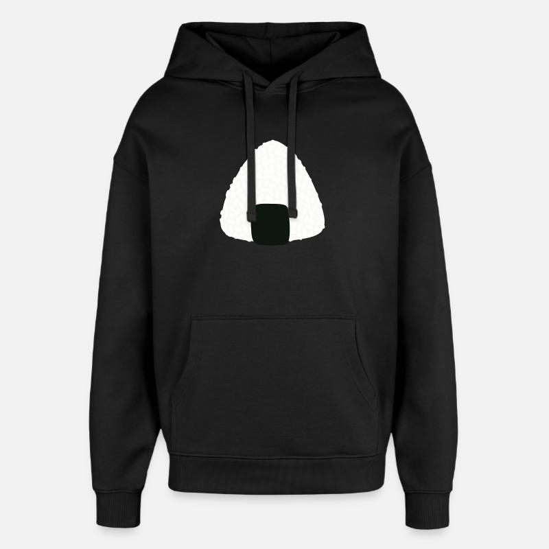 Onigiri-Sushi - Oversized Unisex Hoodie von Stanley/Stella - Schwarz