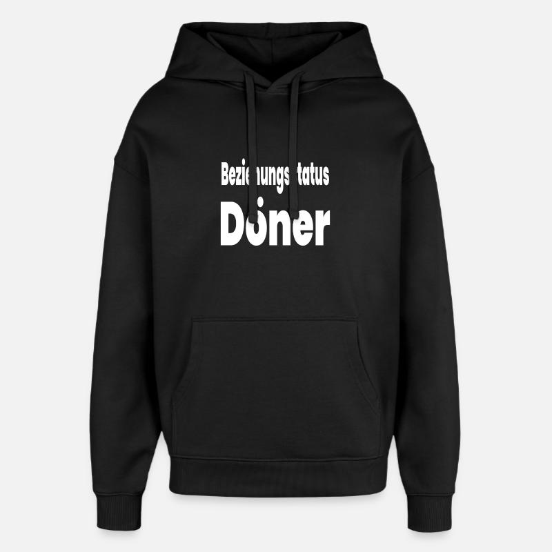Döner - Oversized Unisex Hoodie von Stanley/Stella - Schwarz