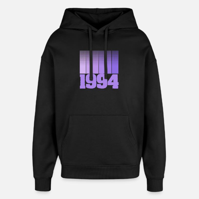 Né en 1994 - Sweat à capuche unisexe Stanley/Stella Oversized - noir