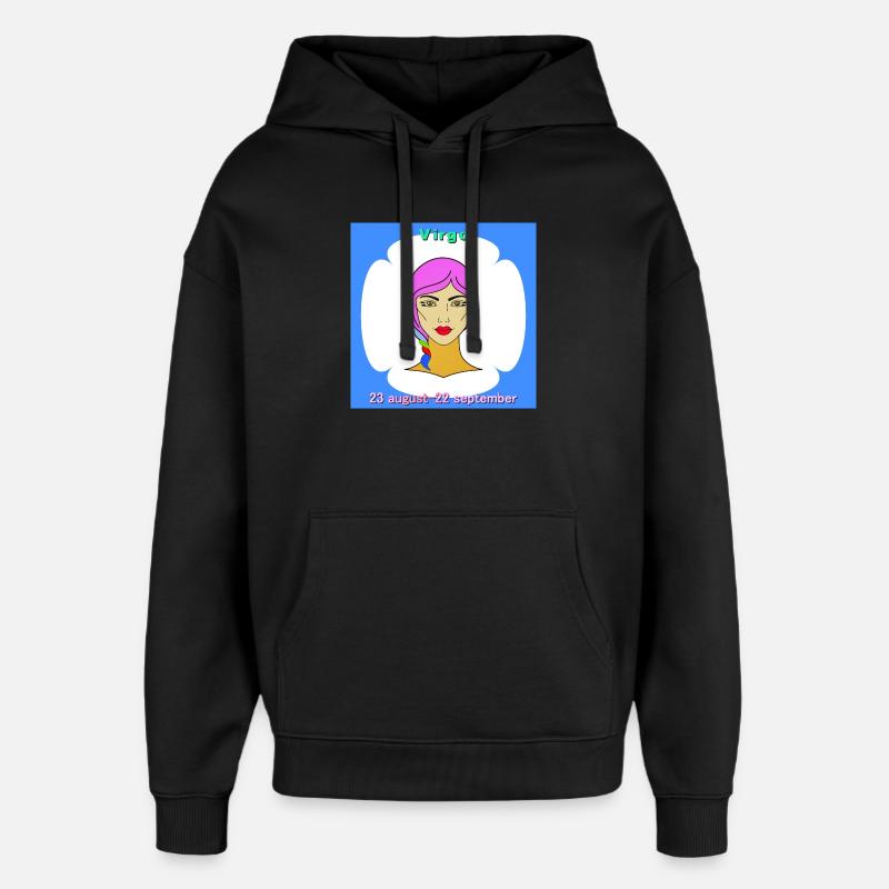 rater - Sweat à capuche unisexe Stanley/Stella Oversized - noir
