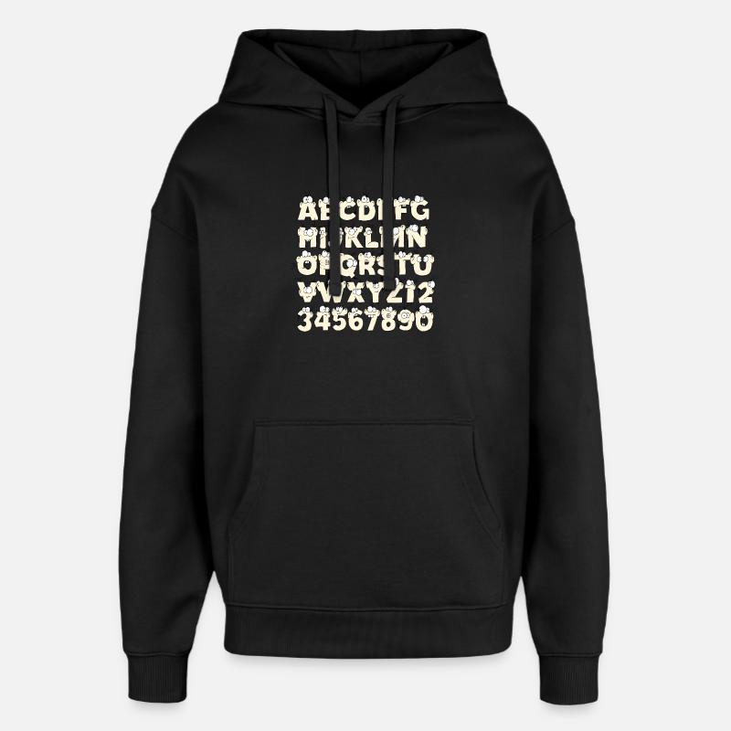 ABC - Sweat à capuche unisexe Stanley/Stella Oversized - noir