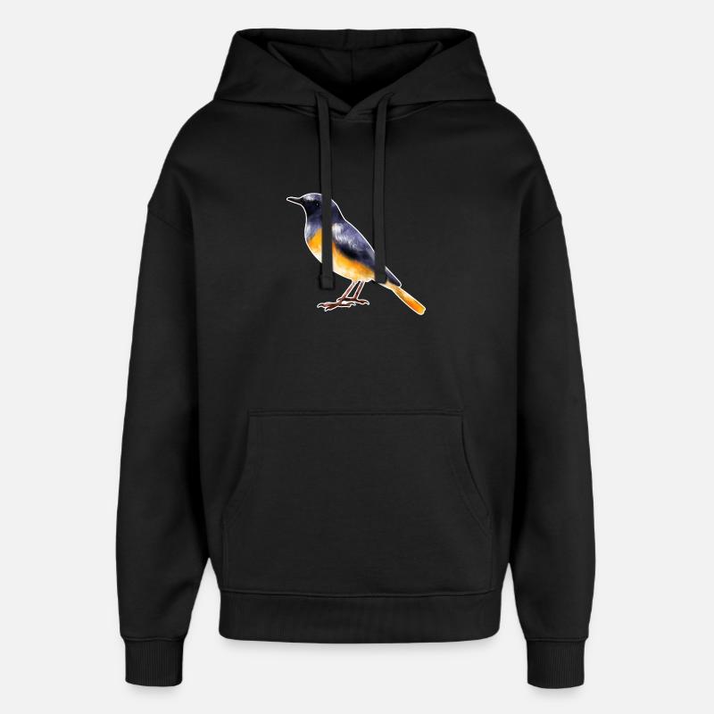 Redstart.1 - Sweat à capuche unisexe Stanley/Stella Oversized - noir