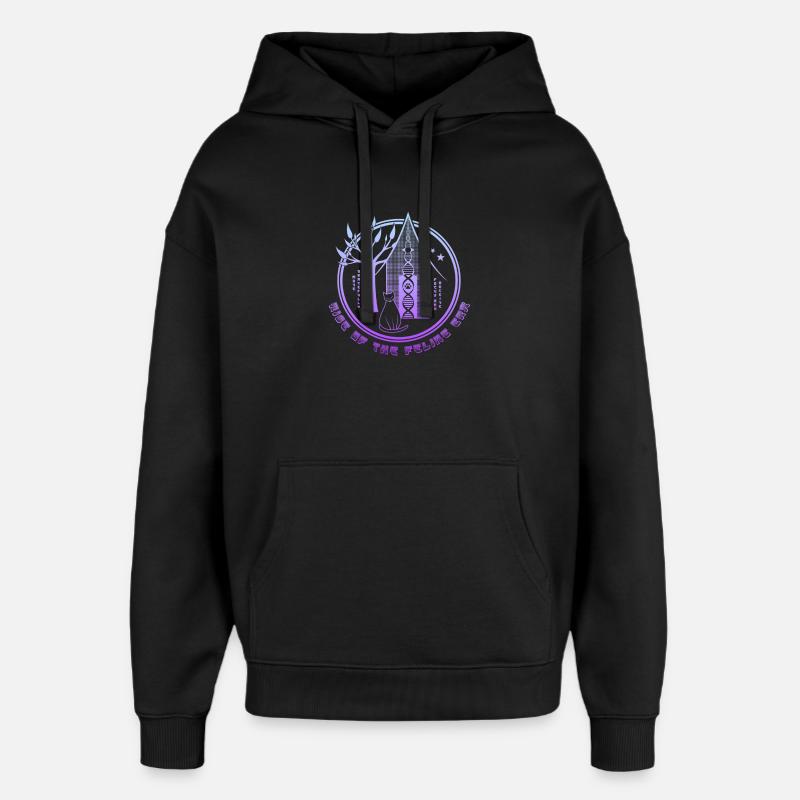 Aufstieg der Katzenära - Oversized Unisex Hoodie von Stanley/Stella - Schwarz