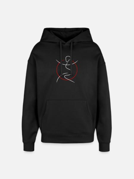 Dance & Kampfsport - Oversized Unisex Hoodie von Stanley/Stella - Schwarz