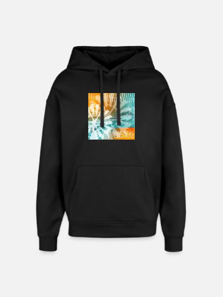 Balearic Islands Tie-Dye - Oversized Unisex Hoodie by Stanley/Stella - black